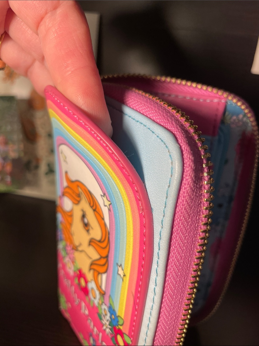 Loungefly Hasbro My Little Pony 40th Anniversary Pretty Parlor Zip Around Wallet - Picture 6 of 7